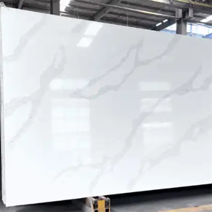 Thin Flower Quartz Stone Countertop